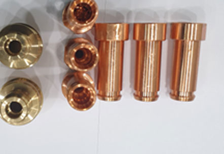 동및 쾌삭 황동봉을 이용한  가공 소재부품