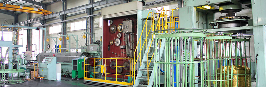 동및 동합금 태선기 (Φ9mm→ Φ3mm)