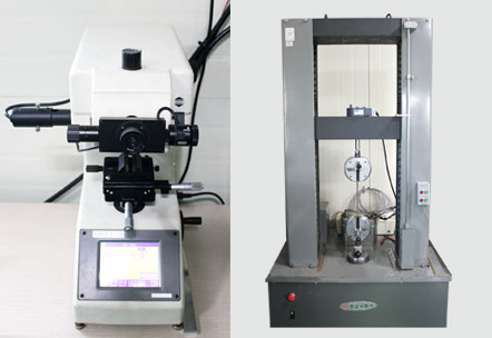 품질 검사용 측정장비(경도기, 만능시험기)